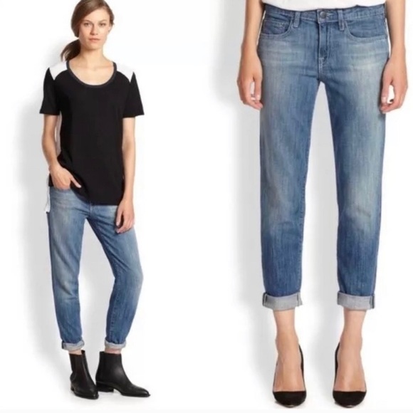 Vince Denim - Vince Mason Relaxed Rolled Maritime Denim Jeans